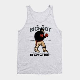 Vintage Boxing Bigfoot The Legend Tank Top